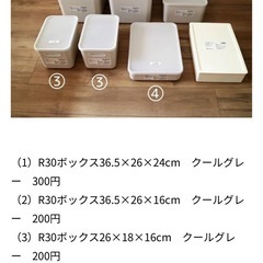 Standard Productsかご中3つ・大1つの画像