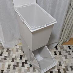 ニトリ☆ゴミ箱☆スリム分別ペール2段　55Lの画像