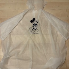 ディズニー　ミッキー　レインコート　雨具　大人用※使用済みの画像