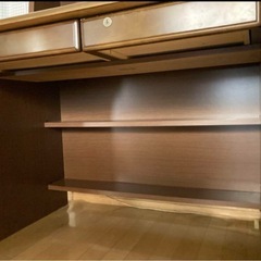 オカムラ　学習机　勉強机　ジュニアデスク　キッズデスク　ダークブラウン　アンティーク　ヴィンテージ　パソコンデスク　リモートワーク　机　デスクの画像