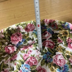 花柄 カゴ 小物入れ
の画像
