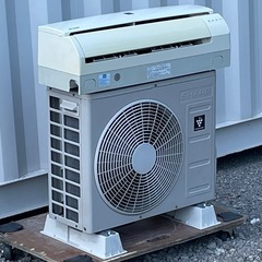 高圧洗浄済み ! !◇シャープ エアコン 6畳用 2016年製 内部洗浄 プラズマクラスター AY-F22TD 取付け可 ! 保証付き ! !の画像