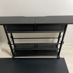 Bauhutte( バウヒュッテ ) ゲーミングデスク + エクステンションデスクの画像