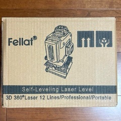 レーザー墨出し器⭐️3x360°グリーンレーザー 12ライン 自動補正 傾斜機能の画像