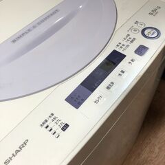 シャープ　全自動電気洗濯機　ES-GE5A-V 2017年製の画像