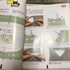 失敗しない編み物の基礎　形別　衿と袖の画像
