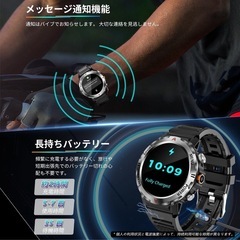 【新品未使用】スマートウォッチの画像