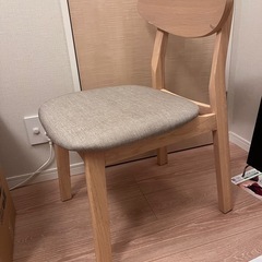 木のチェア　ダイニングチェア　椅子の画像