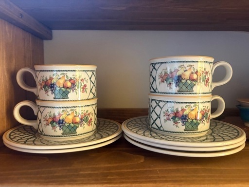 VILLEROY & BOCH カップ＆ソーサー4客セット