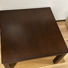 こたつ付きローテーブル（無印良品）の画像