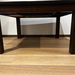 こたつ付きローテーブル（無印良品）の画像