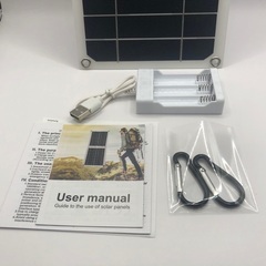 ジャンク品 1,500円→300円【141】新品 ソーラーポータブル充電パネル 5V 30W USBの画像