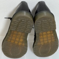 【美品】Dr.Martens (ドクターマーチン) 11838 3ホール レザーローカットブーツ ブラック　UK9の画像