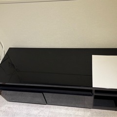 【8/25迄0円】テレビ台98cm　ブラック　テレビボードの画像