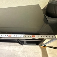 【8/25迄0円】テレビ台98cm　ブラック　テレビボードの画像