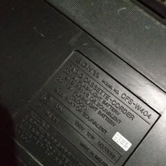 【T3】93年製 SONY ラジカセ　CFS-W404 レトロの画像
