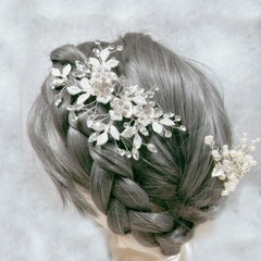 ヘアアクセサリーセット　バラ売り可　ネックレス　イヤリング
の画像