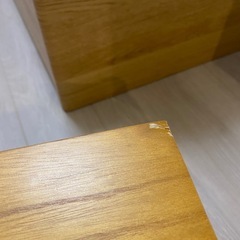 無垢の天然木 サイドテーブルの画像