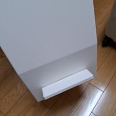 ゴミ箱 SOLOW ソロウ ペダルオープンツイン 45L ホワイトの画像