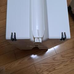 ゴミ箱 SOLOW ソロウ ペダルオープンツイン 45L ホワイトの画像