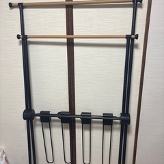 物干しラックの画像