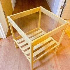 IKEA ネスナ（NESNA） ガラスサイドテーブルの画像