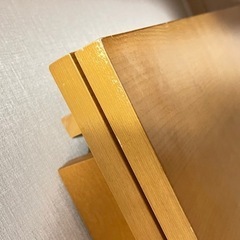 【受け取り限定】伸長式ダイニングテーブル(ジギー2 LBR)の画像