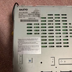 SANYO ナビゲーションシステム 2DIN NVA-MS3280の画像
