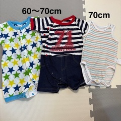 【60～80cm】男の子 ロンパース まとめ売り 10点の画像