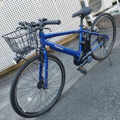 【快速仕様/リミッターカット】Panasonic パナソニック 電動アシスト自転車 JETTER ジェッター バッテリー16Ah 2020年 27インチ 8段変速 フェニックスブルー 電動自転車 充電器あり 譲渡証明書の画像