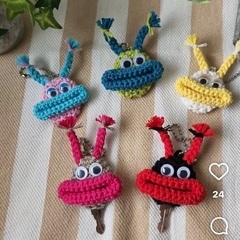 たらこ唇のモンスターの編み方