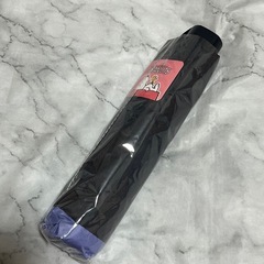 スヌーピー 晴雨兼用折りたたみ傘 みずたまりブラックの画像