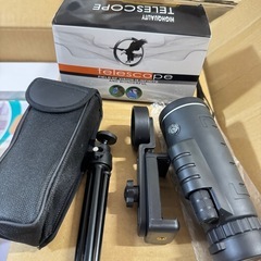 新品❤️XINKSD 80x100 単眼望遠鏡 スマートフォン対応三脚付きの画像