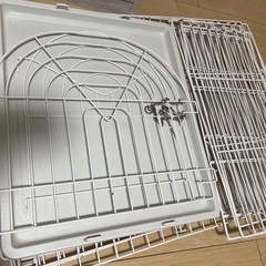 猫ゲージ2段　の画像