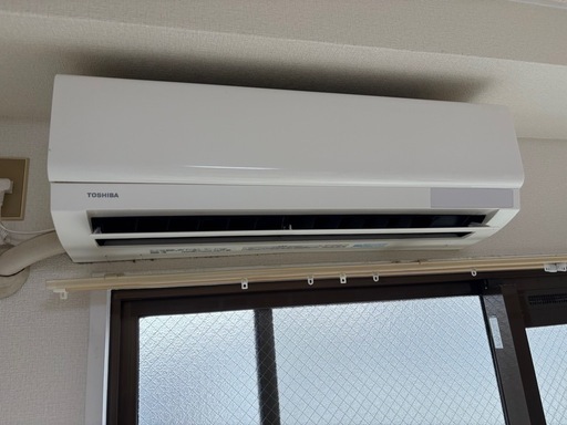 TOSHIBA【RAS-E281M】東芝ルームエアコン 2.8kW おもに10畳用 2018年製 中古品 純正リモコン付