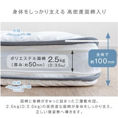客用布団セット(シングル)敷布団、シーツ、掛け布団、掛け布団カバー、枕、枕カバー、不織布収納用ケースの画像