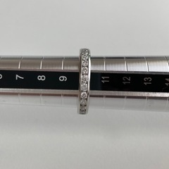 【美品】ティファニー リング チャネル フルエタニティ 10号 3.2mmの画像