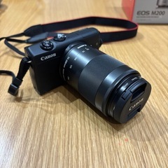Canon EOS M200 デジタル一眼レフ 本体と付属品　１回だけ使用！の画像