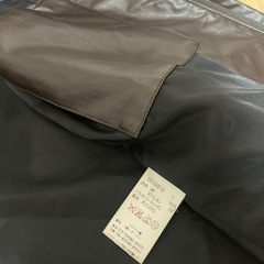 メンズ　ジャンパー　レザー　L　の画像