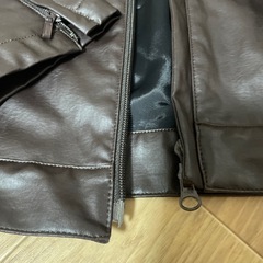 メンズ　ジャンパー　レザー　L　の画像