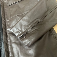 メンズ　ジャンパー　レザー　L　の画像