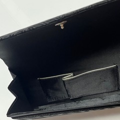 【未使用品】 和装小物　喪装セット　ブラック　黒　草履　バッグ　帯揚げ帯締め　正絹　総絞り　葬式　礼装　成人式の画像