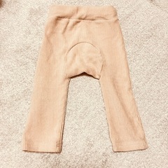 バースデイ モンキーパンツ 80 ピンクベージュ　コーデュロイの画像
