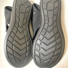 【お話し中】ストラップ サンダル ワッフル素材 23.5cm 未使用の画像