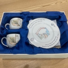 Wedgewood ピーターラビット　カップ•ソーサー•プレート× 2セットの画像