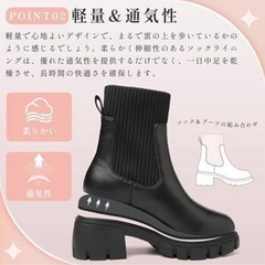 【新品】サイドゴアブーツの画像