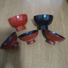 漆器　御椀　お食い初め　吸い物　お正月　の画像
