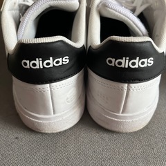 adidasスニーカー24.5 黒⚠️値下不可の画像