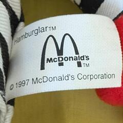マクドナルド香港 ハンバーグラー ビニールヘッド ぬいぐるみ人形 27センチ 1997 紙タグ付き
の画像