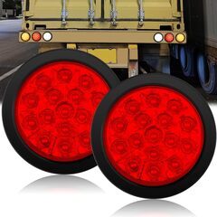 DIY素材 新品 汎用 LED トラック テールランプ 12V 24V兼用 ブレーキ/スモール ２個セットの画像